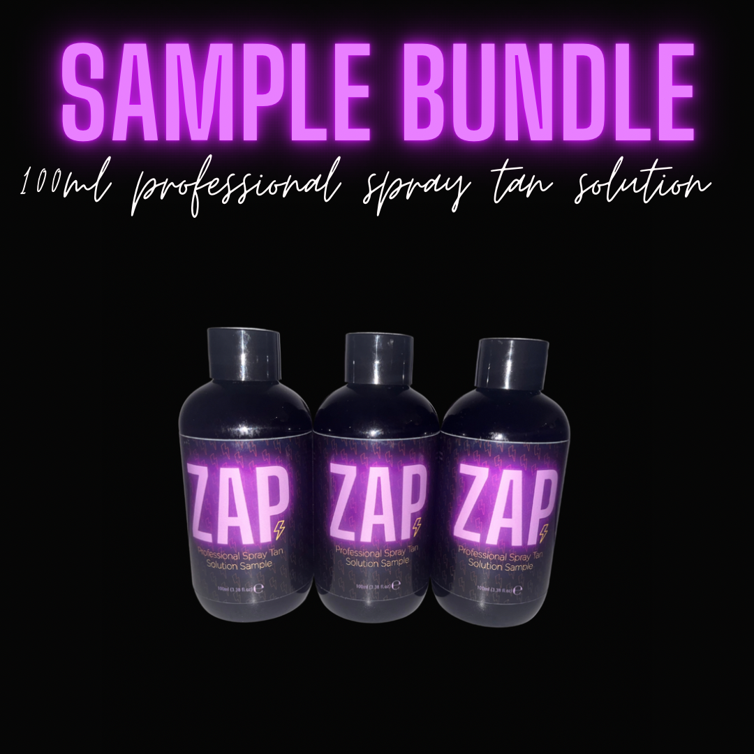100ml Professional Spray Tan Solution Sample Bundle