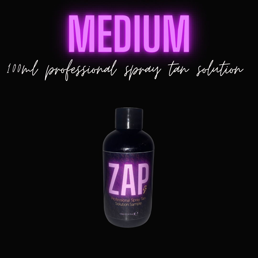 100ml Medium Professional Spray Tan Solution Sample