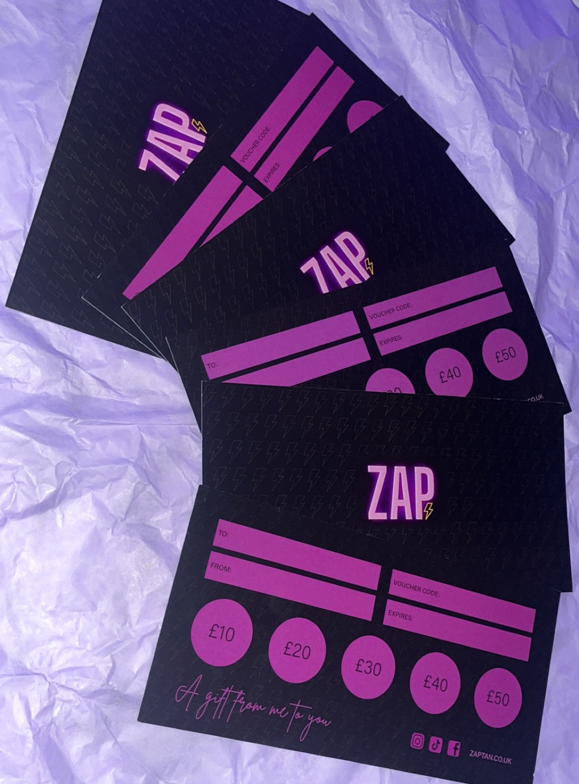 Zap Tan Gift Voucher