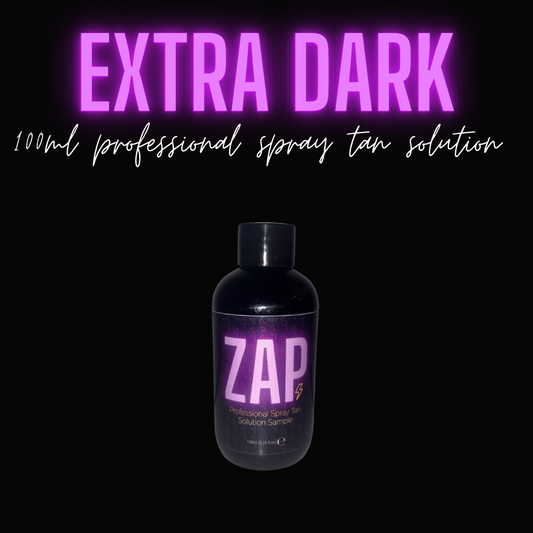 100ml Extra Dark Professional Spray Tan Solution Sample