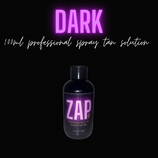 100ml Dark Professional Spray Tan Solution Sample